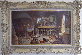 Oil Paintings and Mouseman Furniture. Herseyindoors